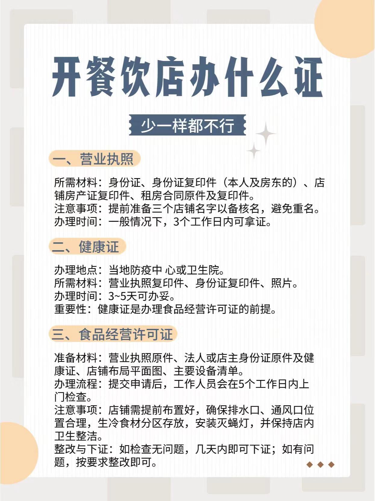 酉阳什么是？食品经营许可证（办理流程）